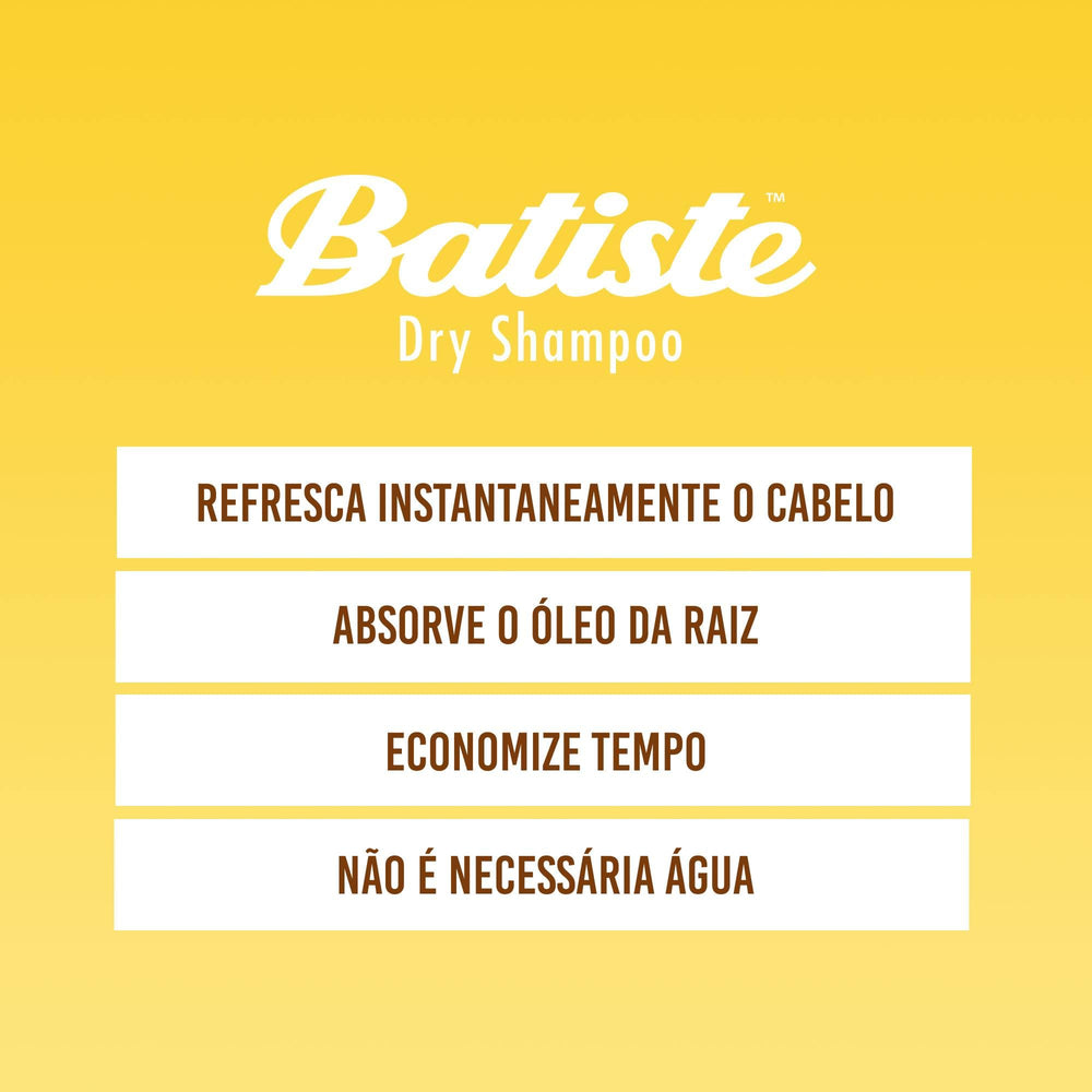 Batiste Brilliant Blonde spray mist revives hair texture.