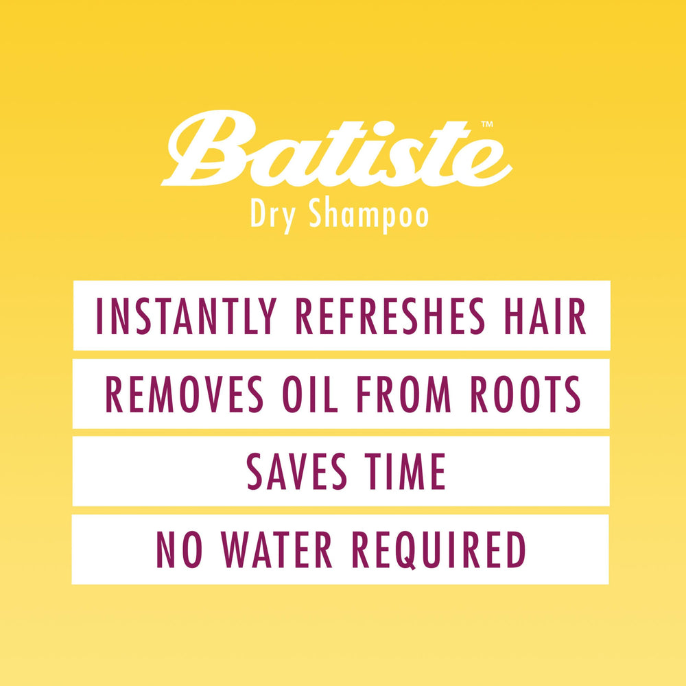 Batiste Brilliant Blonde blends color for a seamless blond look.