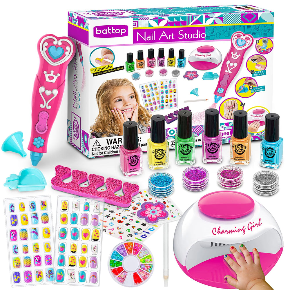 BATTOP Fake Nails provide ready-to-use tips for creative looks.