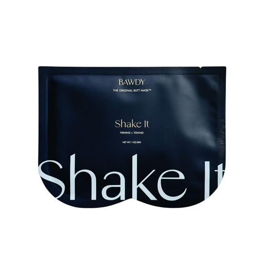 BAWDY Shake It butt mask glow on skin after application