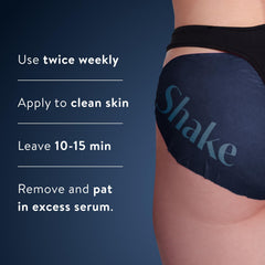 BAWDY Shake It removed mask reveals smooth texture and a renewed look
