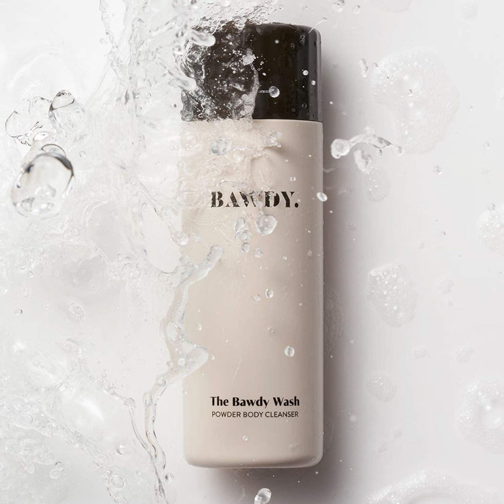 BAWDY The Wash packaging designed to be eco-friendly.