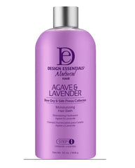 BAWK Design Essentials Agave & Lavender Moisturizing Hair Bath bottle pour for gentle cleansing and hydration