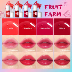 Bayfree Lip Tint Stain wear test shows smudge-proof performance.