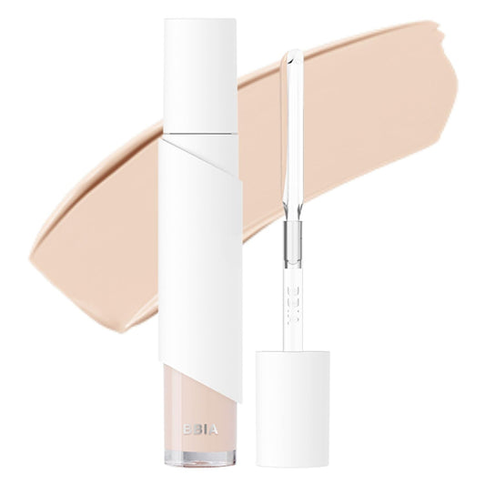 BBIA EAU Stay Concealer bottle close-up shows sleek packaging for natural coverage