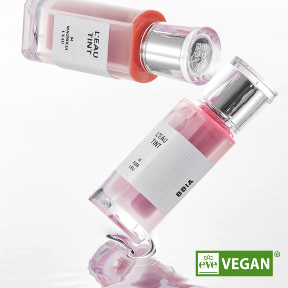 BBIA L’EAU Tint daily vegan Korean makeup ideal for everyday lip color and care.