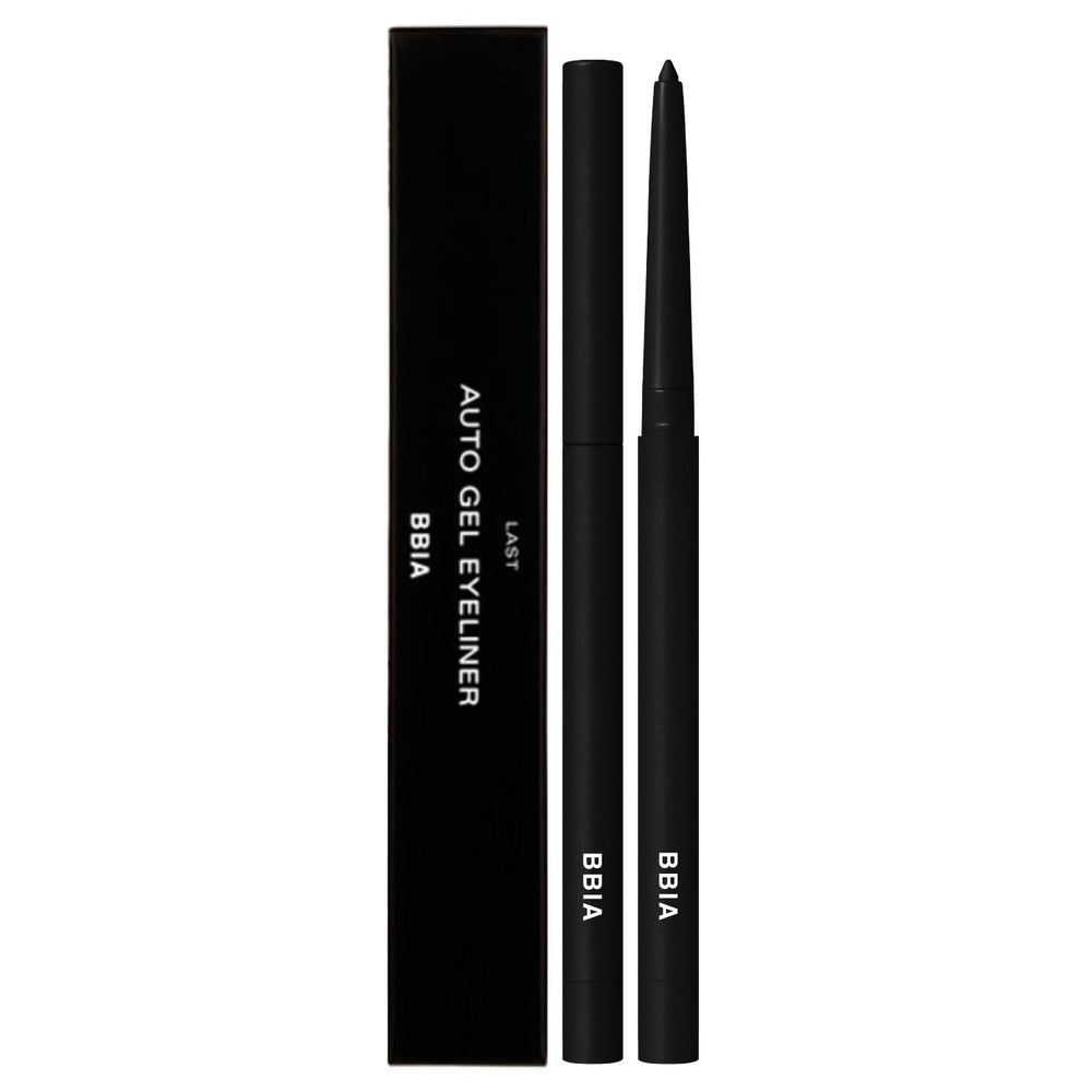BBIA Last Auto Gel Eyeliner No.01 Noir pencil close-up for precise, smooth line application