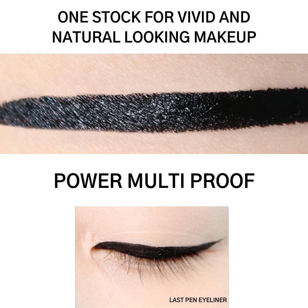 BBIA Last Pen Eyeliner no-skip stroke for even, confident lines.