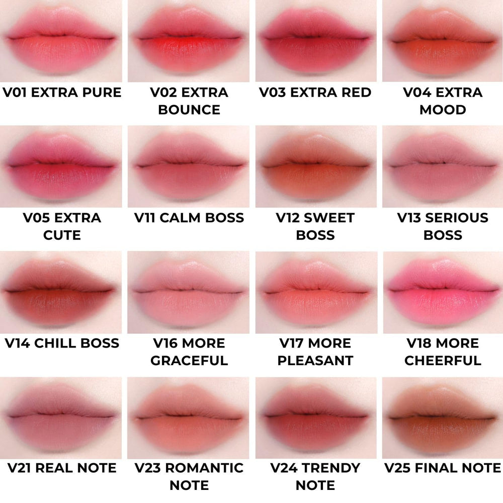 BBIA Last Velvet Tint soft matte finish on lips for all day comfort