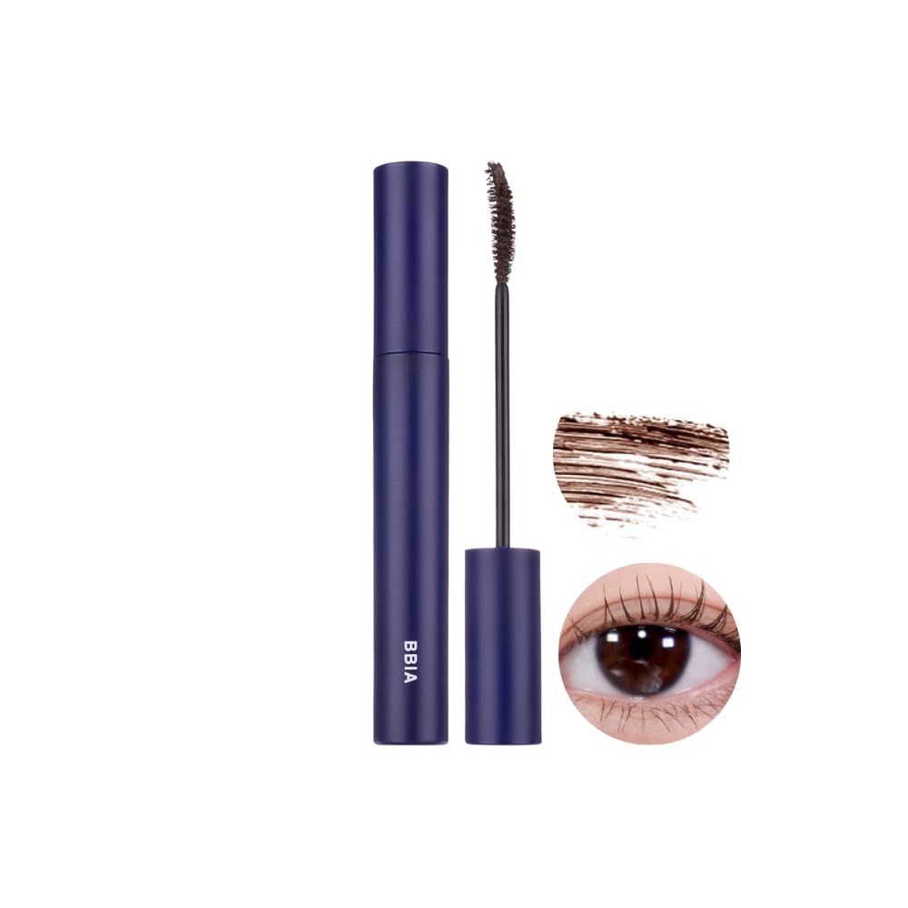 BBIA Never Die Mascara 2 Color Power Brown close-up highlights durable, smudge-proof formula.