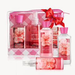 BBlove shower gel bottle with Japanese Cherry Blossom scent provides a gentle cleanse.