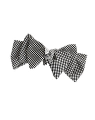 BBTDIN checkered hair bow clip adds festive flair to outfits.
