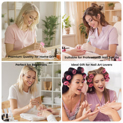 BCOWOS wipes suitable for gel polish, nail polish, and acrylic nails.