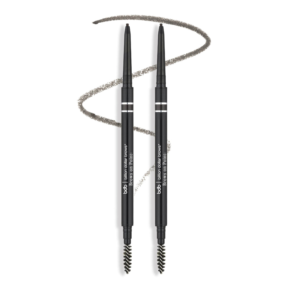 Billion Dollar Brows On Point Micro Brow Pencil two-pack for everyday definition