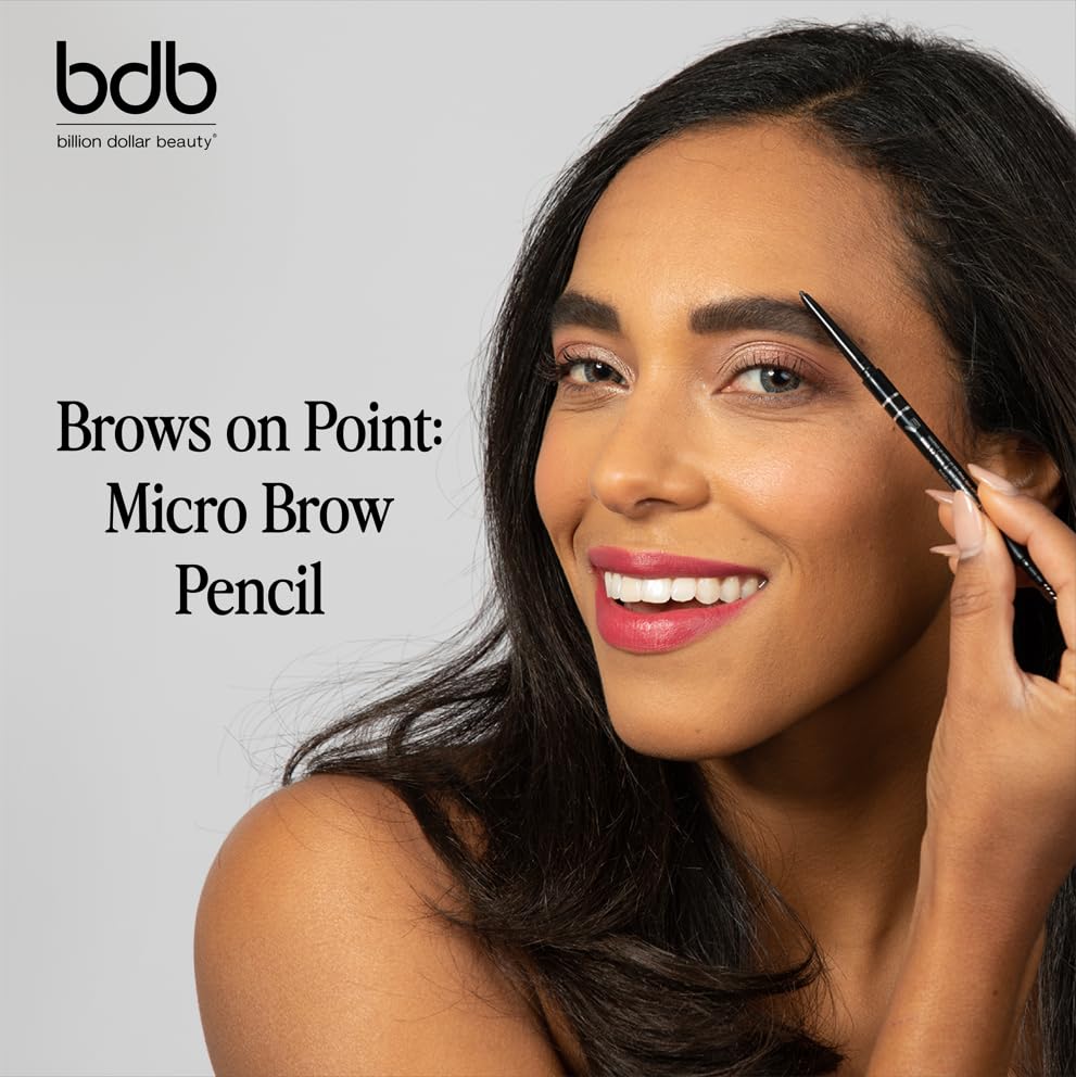 Billion Dollar Brows On Point Micro Brow Pencil precision tip for precise, hair-like strokes