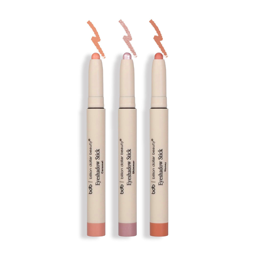 BDB Shimmer Eyeshadow Stick in Bright Sunshine, a golden shimmer for luminous eyes.