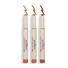 BDB Shimmer Eyeshadow Stick Radiant swatch shows luminous gold-beige glow