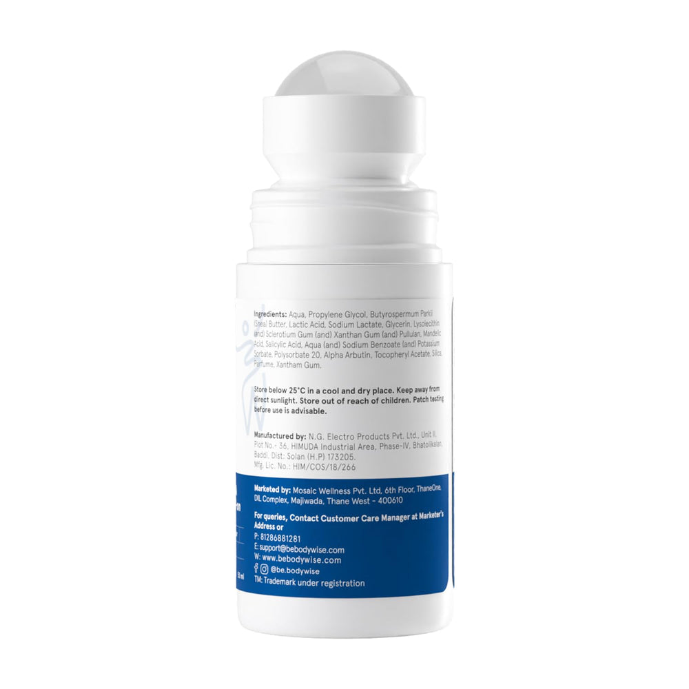 Be Bodywise Deodorant Roll On travel-ready packaging for on-the-go use.