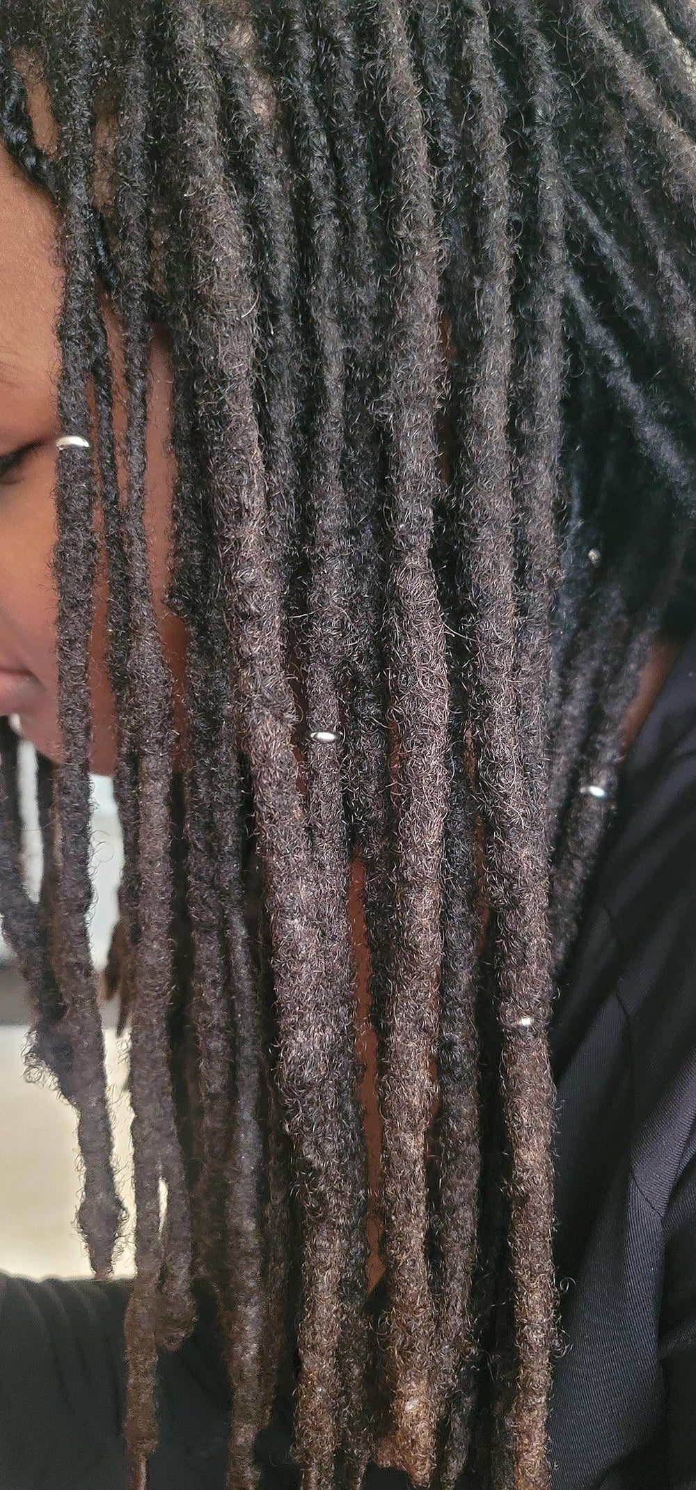6mm copper beads for natural hair textures and styles