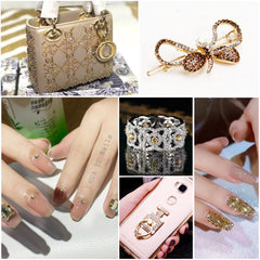 BEADSLAND detailed gold flatback rhinestones for versatile, high-gloss embellishments