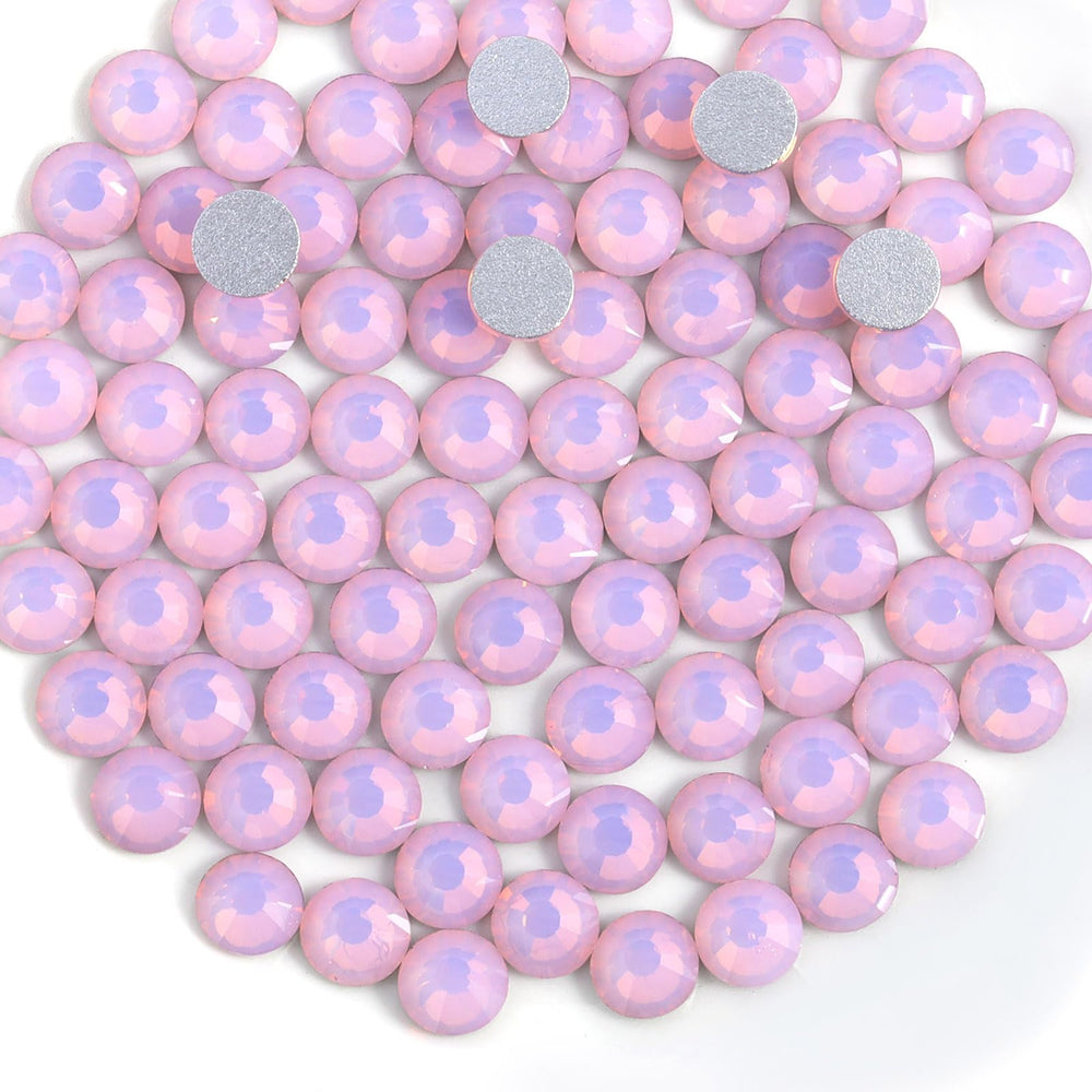 Beadsland flatback glass crystals provide crisp shine for crafts.
