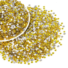 Beadsland lemon yellow rhinestones for clothes with eye catching sparkle