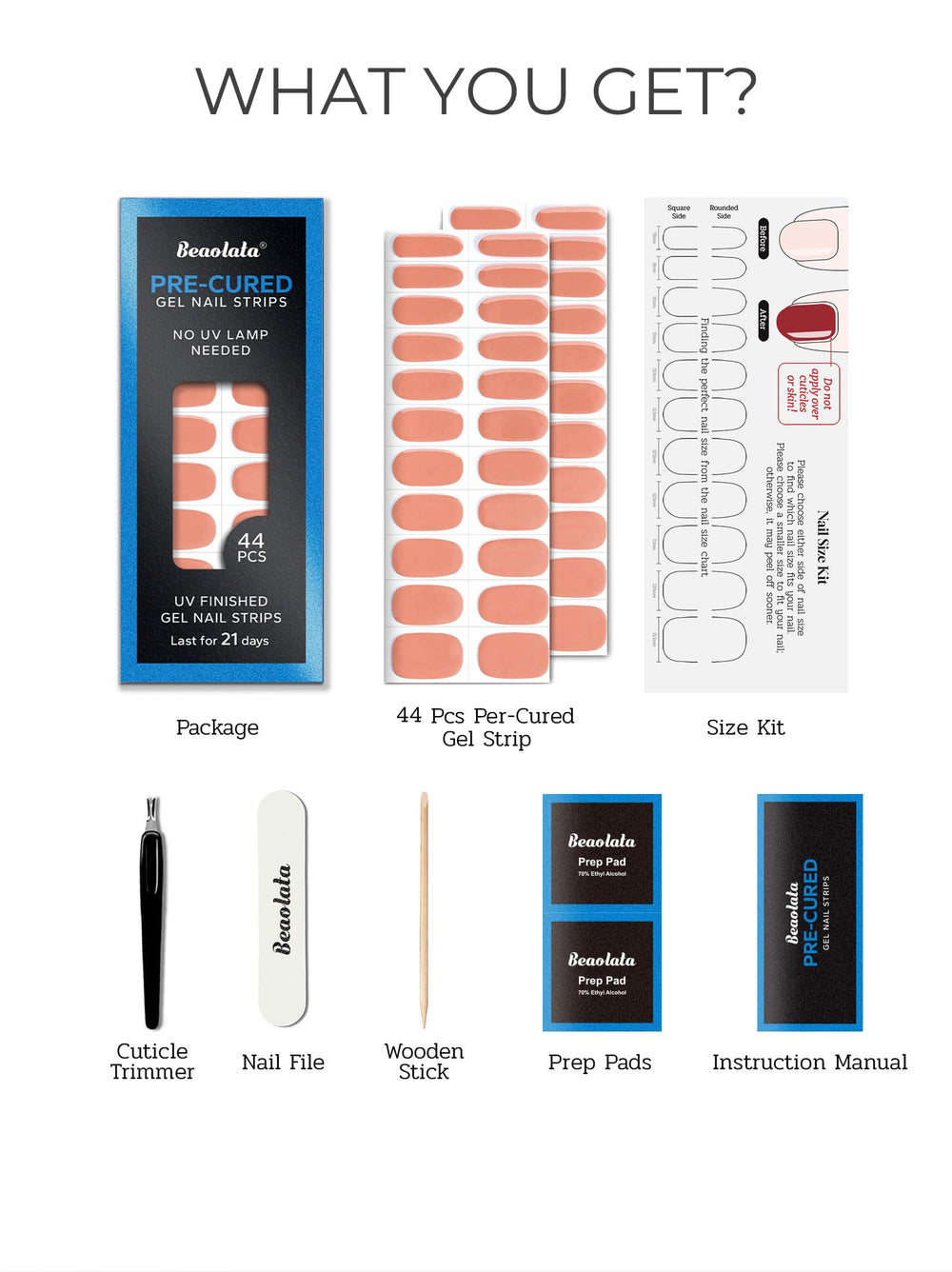 Beaolata no UV light needed for quick stick-and-go nails