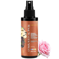 Beard Gains Lion Locs Rosewater spray bottle refreshing locs on the go