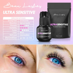 Beau Lashes active lifestyle compatible glue withstands workouts