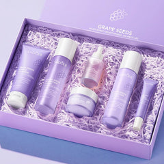 BeauBase Grapeseed eye cream tube for soothing, brightened under-eye area.