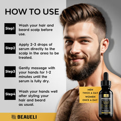Beaueli Biotin-enhanced formula ingredient image supporting hair health