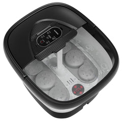 Beaumoi collapsible foot spa remote control for convenient adjustments.