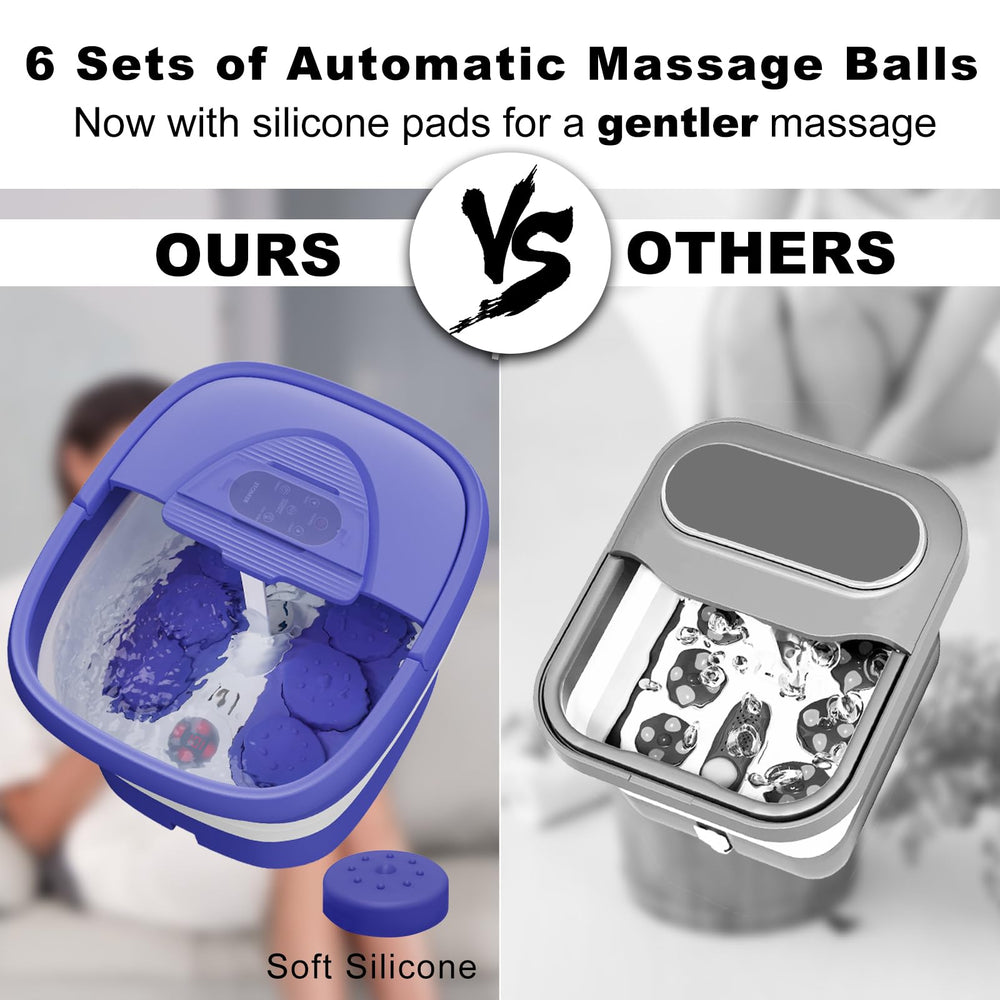 BEAUMOI foot spa heat control offers precise warmth during sessions