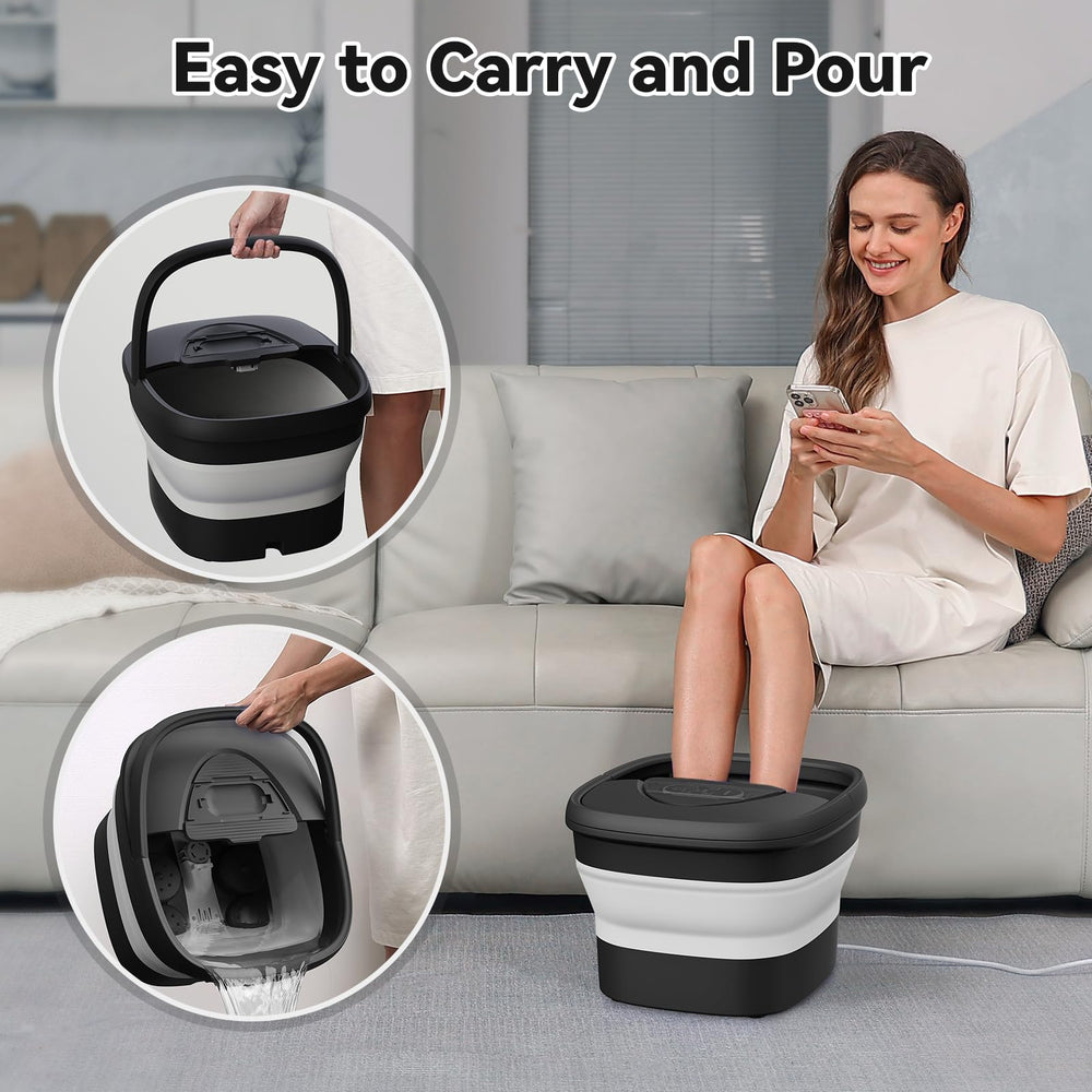 Beaumoi foot spa timer function supports customized session length.