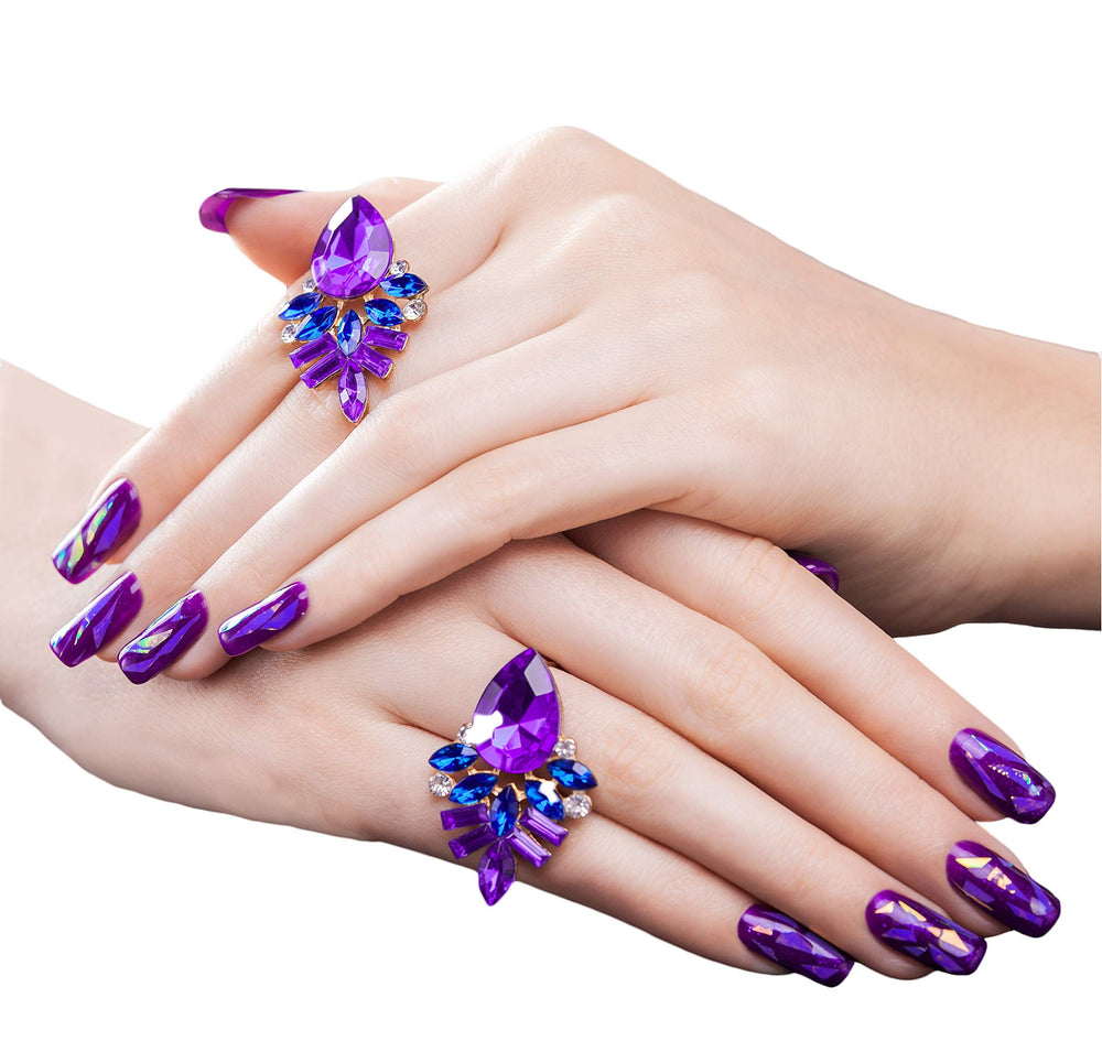 BEAUTÉ GALLERIA 24 sheet nail foil set for creative nail art options.