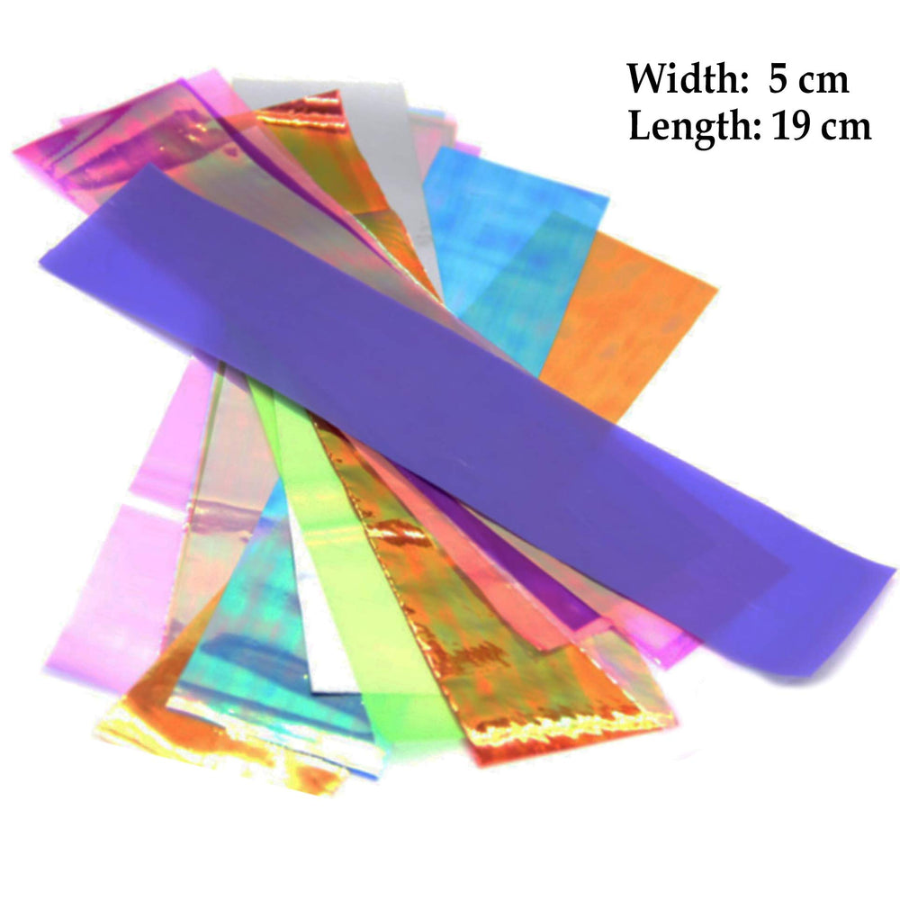 BEAUTÉ GALLERIA thin cellophane film for unique nail art designs.