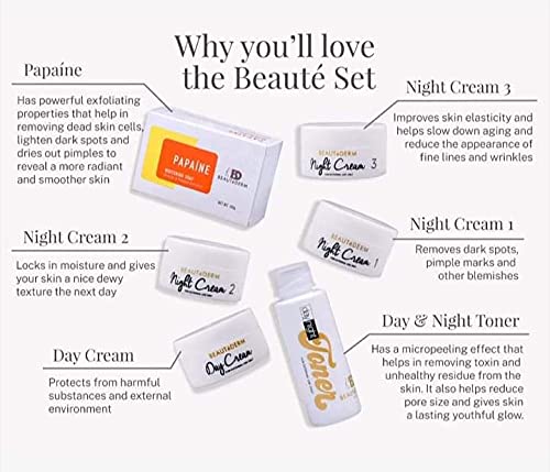 Beautederm Beaute Set with Sealed Sticker close-up featuring premium packaging.