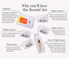 Beautederm Beaute Set with Sealed Sticker close-up featuring premium packaging.