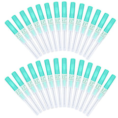 Beautidots 50pcs 18G catheter piercing needles pack for versatile professional or at-home piercings.