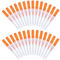 Beautidots 50pcs piercing needles in vacuum pack for safe professional or home piercings.