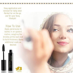 BeautifyBeauties mascara is water-soluble for easy removal.