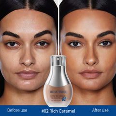 BEAUTNICE rich caramel shade bottle shows warm-toned coverage.