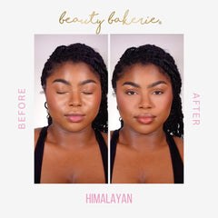 Beauty Bakerie Flour Setting Powder finish close-up reveals blur and matte effect