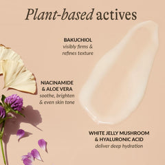 Beauty by Earth bakuchiol serum USA made label emphasizes quality and local manufacturing.