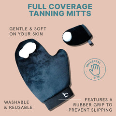 Beauty by Earth exfoliating mitt preps skin for smooth results