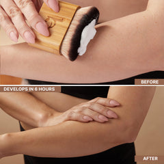 Beauty by Earth face and body application demonstrates versatile use on all skin areas
