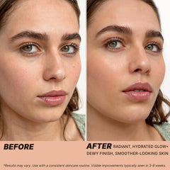 Dropper of Beauty by Earth face oil for easy daily glow on skin.