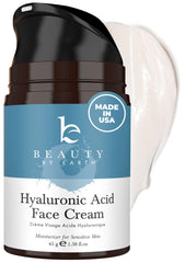 Beauty by Earth hyaluronic acid moisturizer bottle for daily hydration and glow