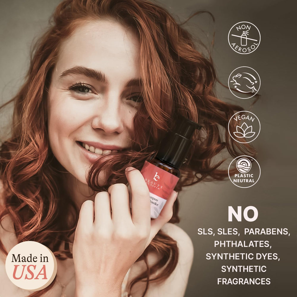 Beauty by Earth biotin aloe ingredients support healthy-looking hair appearance.