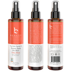 Beauty by Earth Sea Salt Spray on hair for added texture